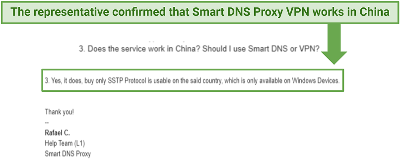 Does Smart DNS Proxy Work in China? Yes, but Only the VPN and Only with Windows